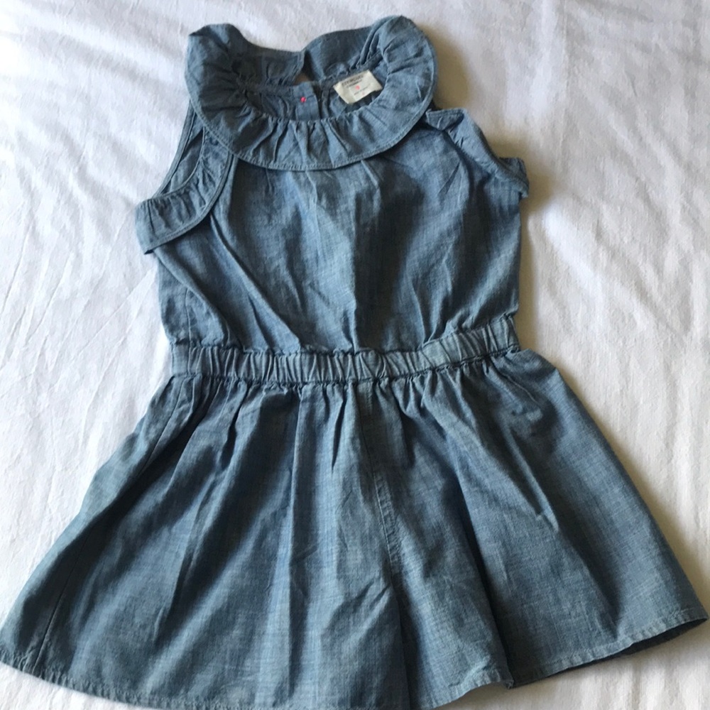 Crewcuts Chambray Romper size 4